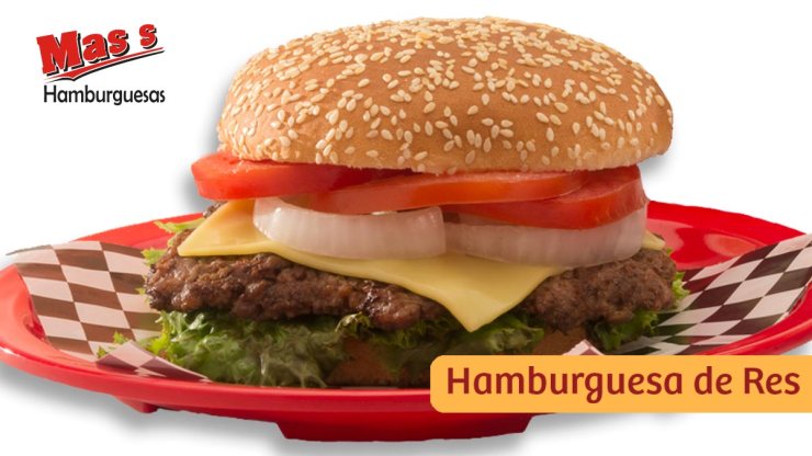 hamburguesa de res